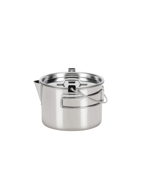 1L Stainless Steel Outdoor Camping Boil Water Kettle Portable