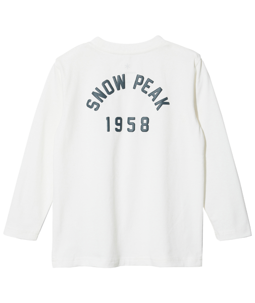 Kids Snow Peak Foam Printed Long Sleeve T-Shirt