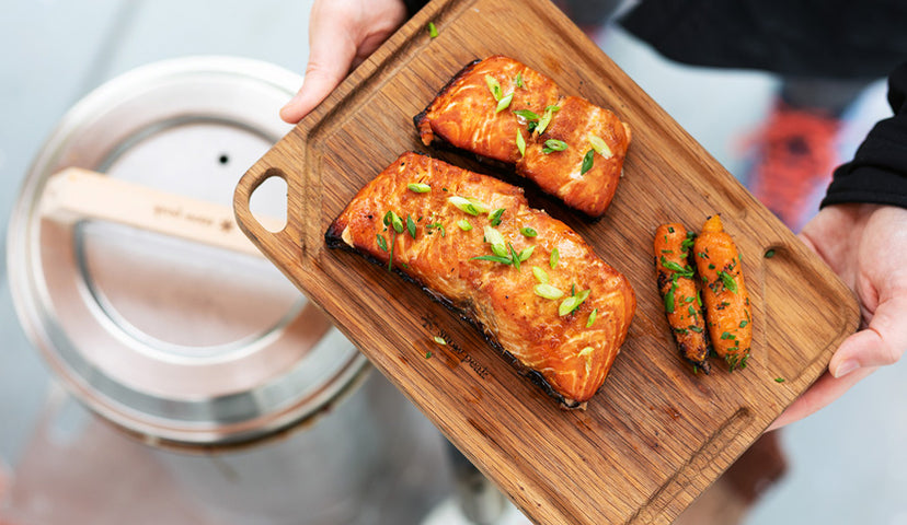 Smoked Salmon and Carrots