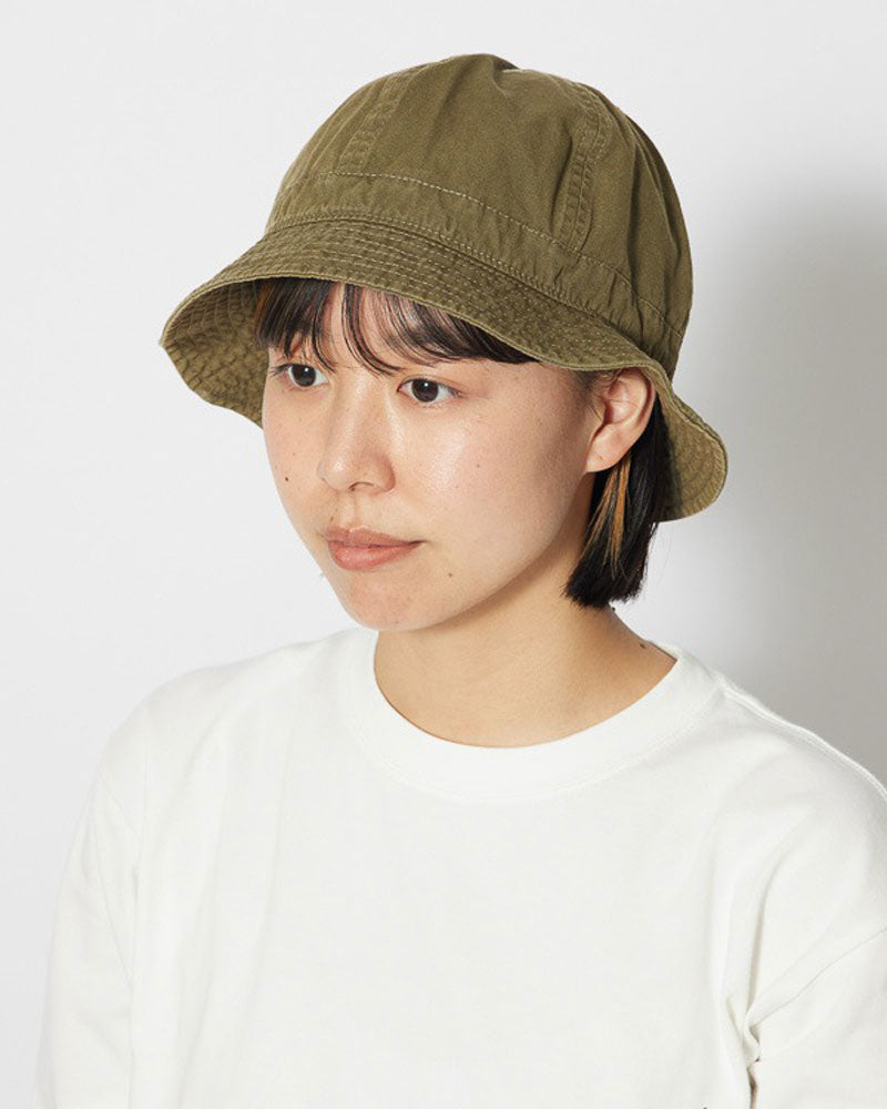 Fisherman's hat in 100% cotton - Military Green