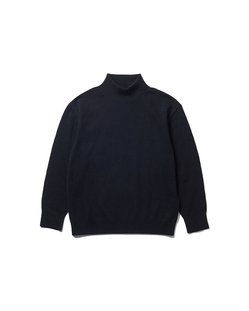 Co/Ny/Pe Knit High Neck