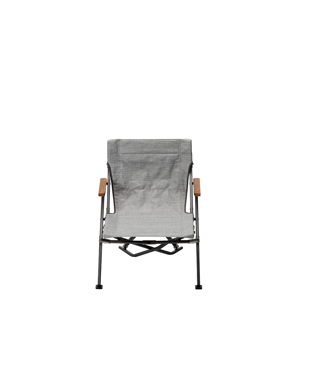 Luxury Low Beach Chair Melange Gray Snow Peak