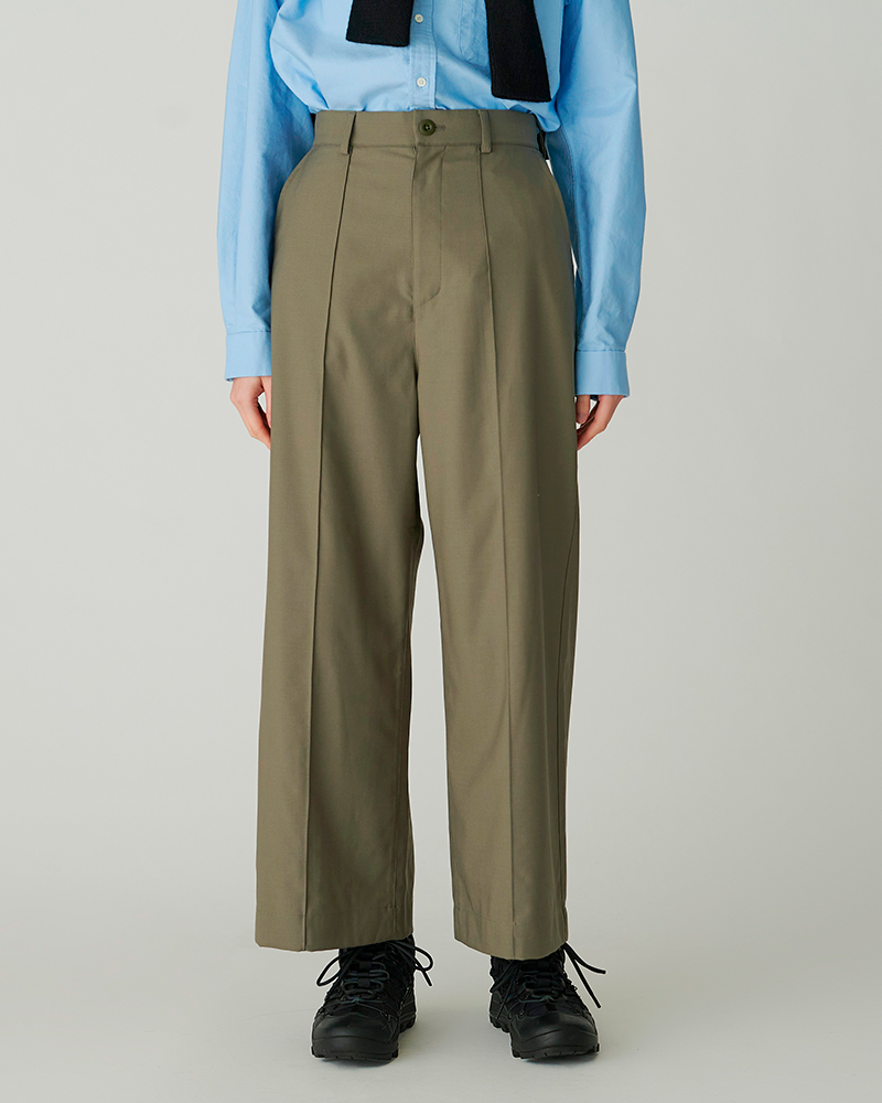 Hybrid Wool Wide Pants