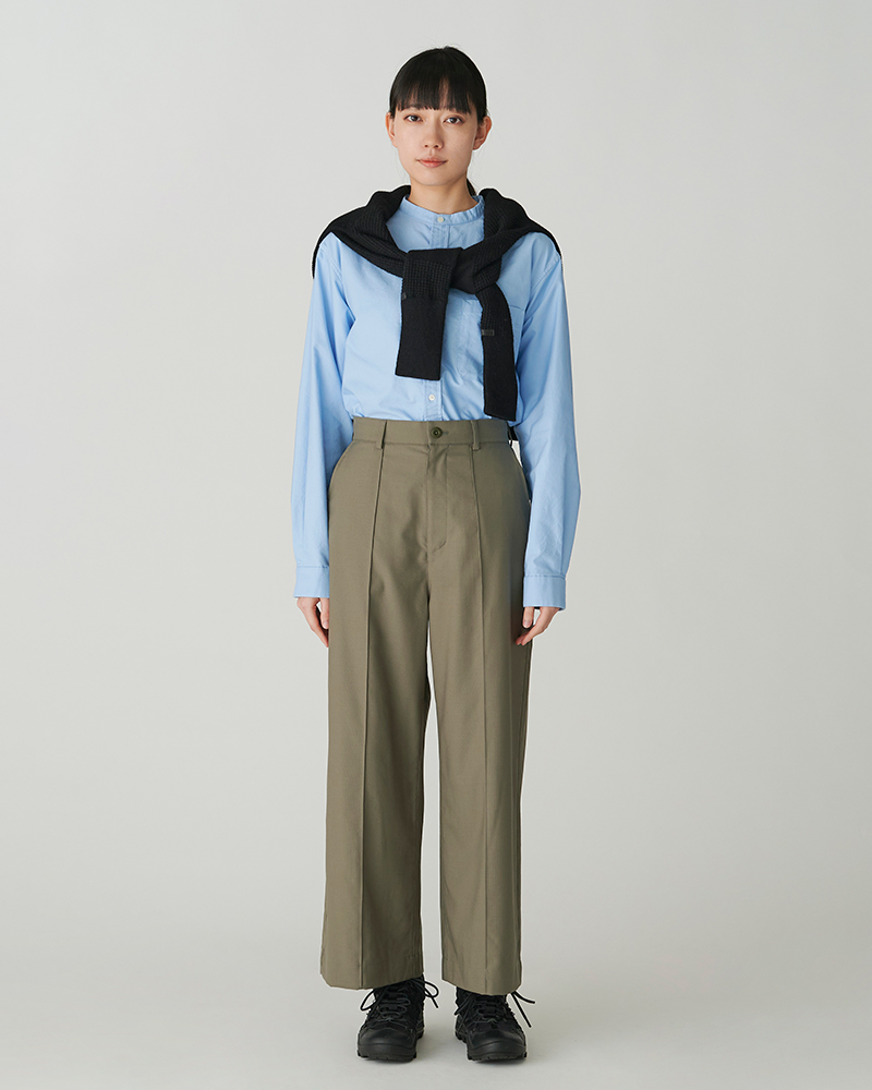 Hybrid Wool Wide Pants