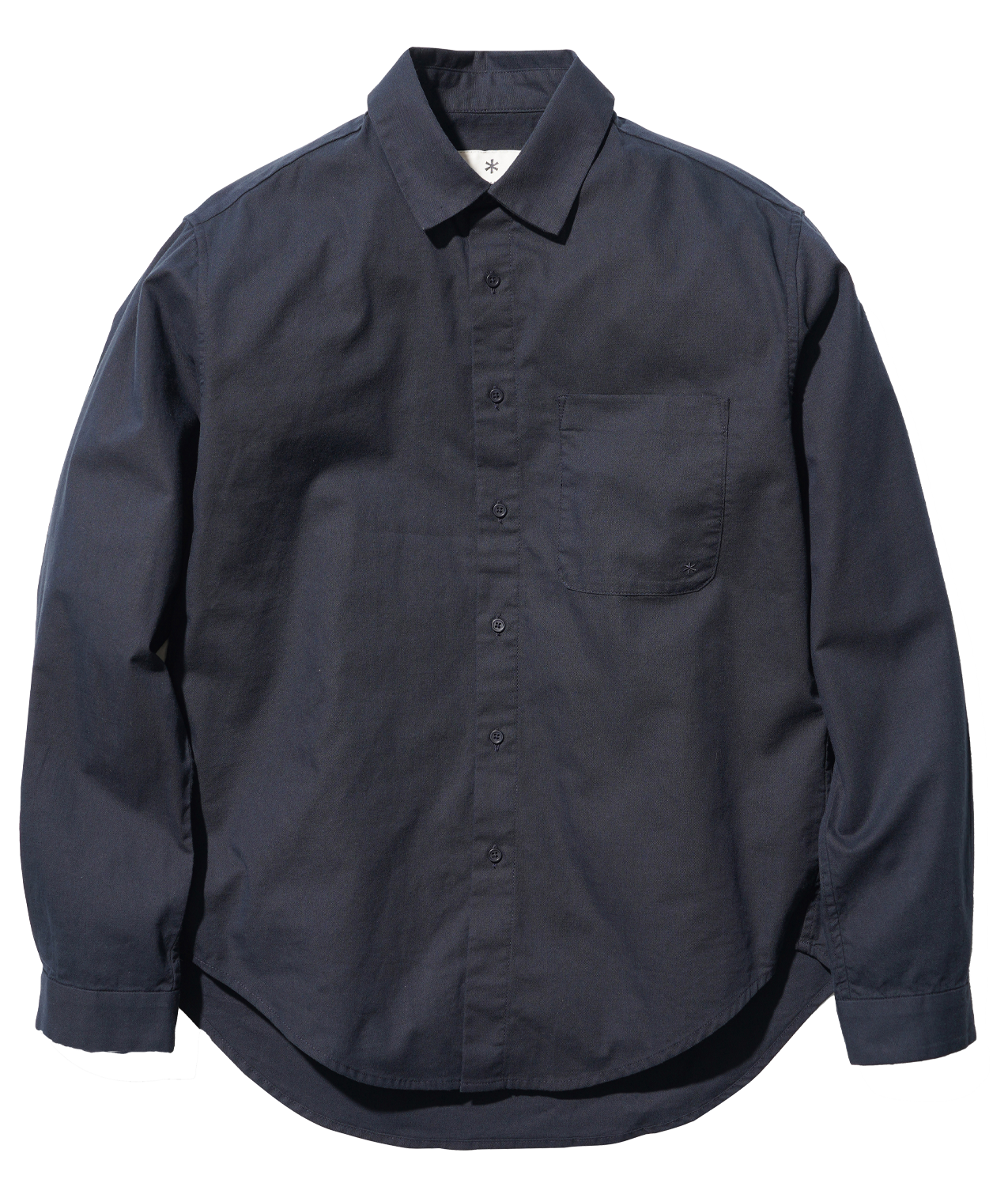 Organic cotton poplin lounge shirt