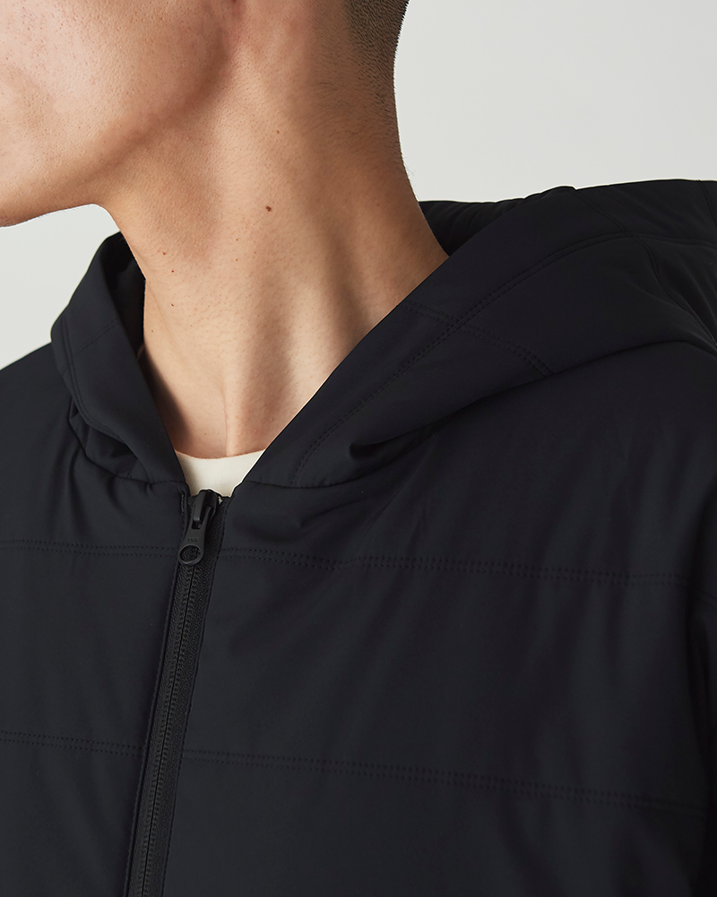 Flexible Insulated Zip Up Hoodie