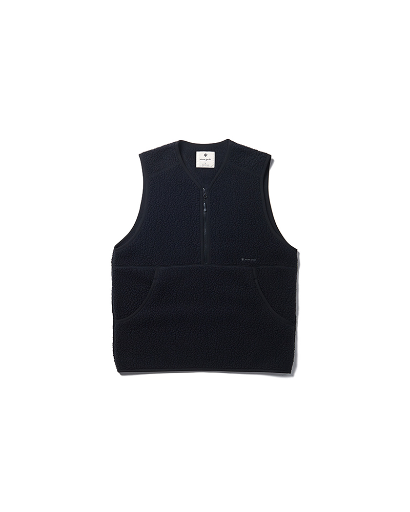 Thermal Boa Fleece Vest - Black / 1