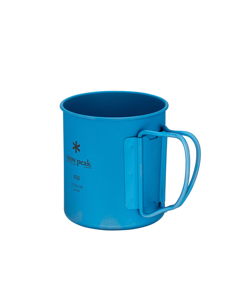 Snow Peak - Titanium Single Cup 450 - Blue