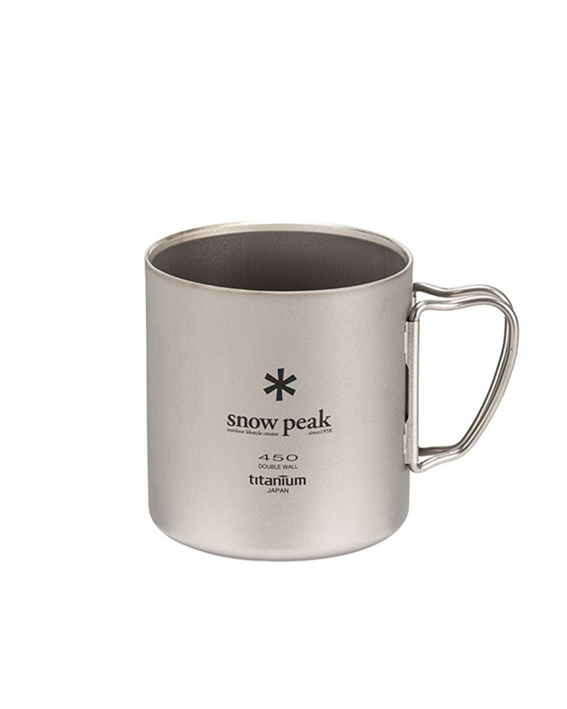Snow Peak Double Mug Silicone Lid - 450 ml, Tableware