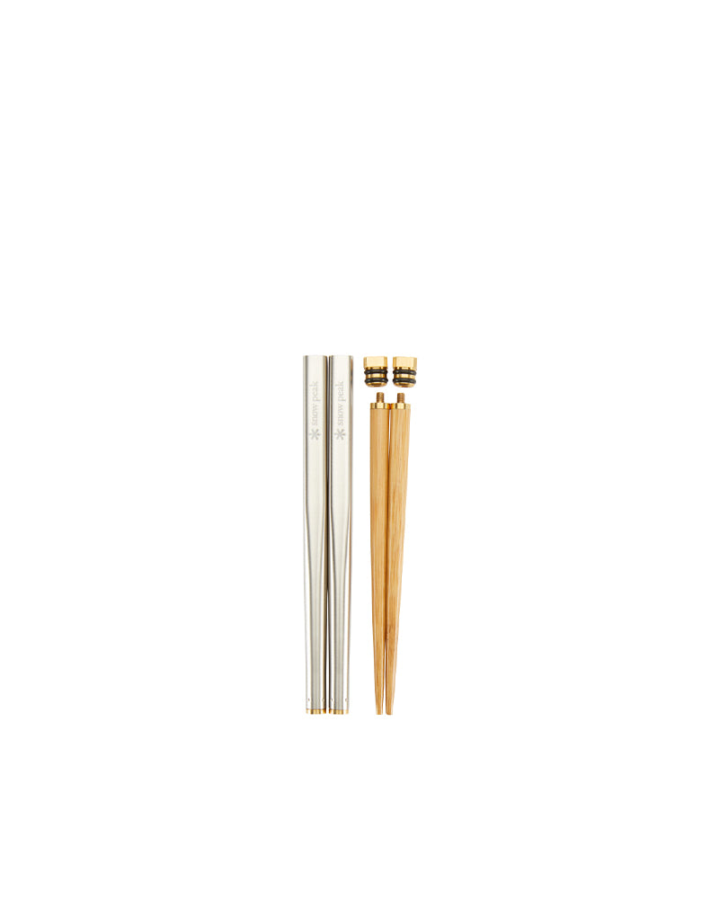 1 Pair Foldable Chopsticks Ergonomic Design for Outdoor Camping
